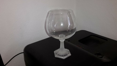 Bicchiere cognac girevole - bicchiere,