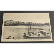 Cartolina Montecastello (Alessandria) - Porto Natante sul Tanaro