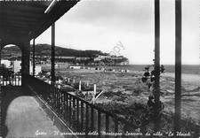 Cartolina Gaeta promontorio Montagna Spaccata da Villa Le Pleiadi anni '50