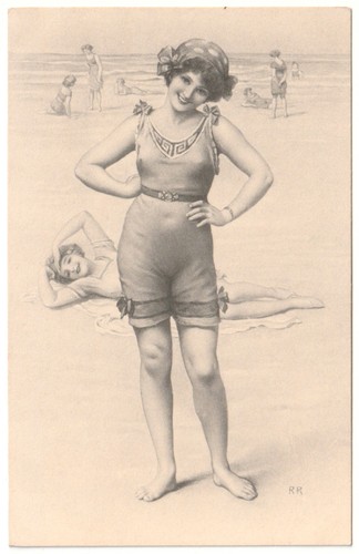 1918 ragazza mare - 1918,