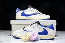 AJ 1 Retro Low OG SP Frammento x Travis Scott Sail Blu Militare DM7866-104