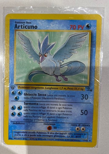 Carta pokemon articuno prima - pokemon,