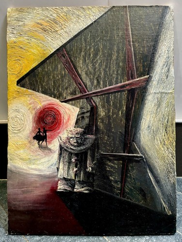 Dipinto olio surrealista - dipinto,