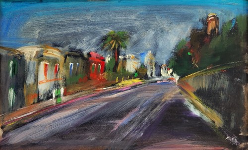 Verso mare olio - mare, di