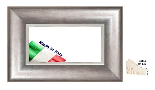 Cornice legno argento - cornice,