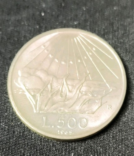500 lire argento 1965 dante - lire,