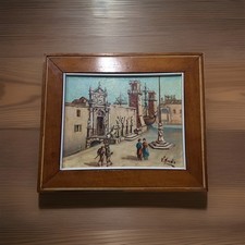 Quadro venezia arsenale firma - venezia,
