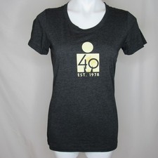 T-shirt Ironman 40 M Dot Triathlon nera nuova con etichetta donna XL XLarge