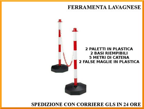 Paletti delimitazione 5 mt - 2,