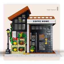 Caffè Casa Architettura Blocchi Costruzioni Modulare Caffè Angolo Giocattolo Set Regalo