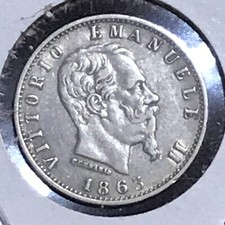 Italy centesimi silver km - centesimi,