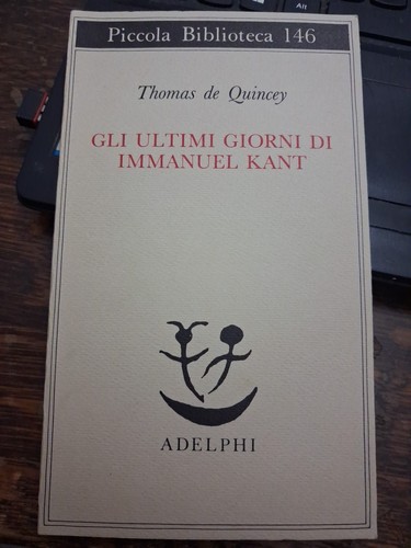 Quincey gli ultimi - gli, giorni