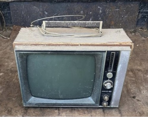 Televisore vintage antico anni - televisore,
