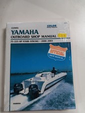 Clymer Yamaha75-225 HP Four-Stroke 2000-2003 Outboard Shop Manua PB GUC