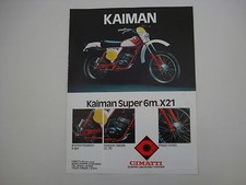 advertising Pubblicità 1979 MOTO CIMATTI KAIMAN 50 6M X21