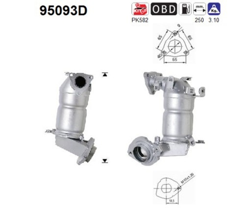 Catalizzatore 95093d - catalizzatore,