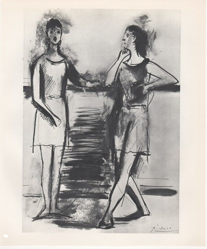 Pablo picasso due ballerine - picasso,