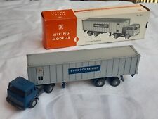 WIKING 1/87 'CONTAINER SATTELZUG' 52C SCATOLA ORIGINALE ORIGINAL BOX