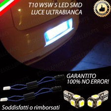 COPPIA LUCI TARGA A 5 LED PER