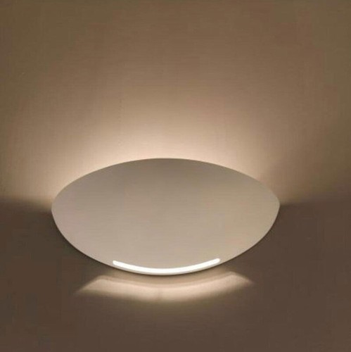 Applique parete mezza - , luna