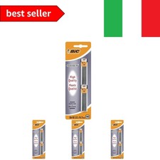 Bic Criterium - Mine per portamine, 0,7 mm, confezione da 8, colore: grigio