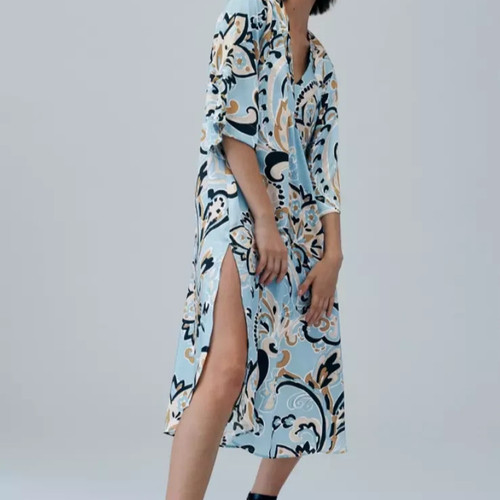 Abito tunica kimono - zara, donna