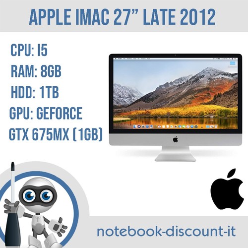 Apple imac late 2012 cpu - 2012,