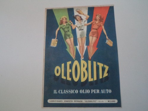 Advertising pubblicità 1951 - advertising,