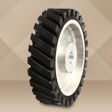 Ruota in gomma 200 mm * 50 mm ruota a contatto rullo ruota per smerigliatrice a nastro smerigliatrice nuova