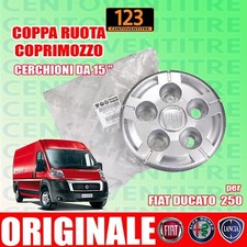 COPPA RUOTA COPRIMOZZO  LOGO ORIGINALE FIAT DUCATO  250 -  1358875080