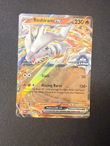 Pokemon reshiram 020 086 - reshiram, 020/086