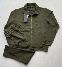Versace Men's Green Embossed