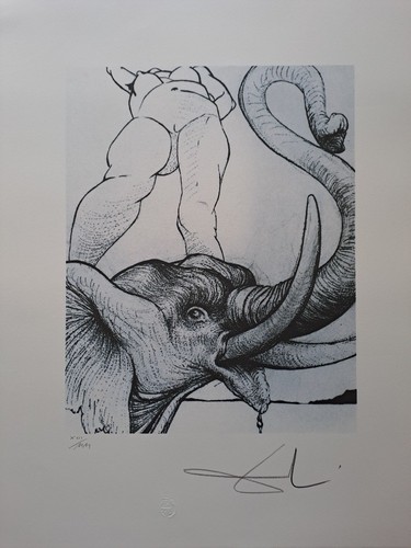 Litografia firmata mano - a,