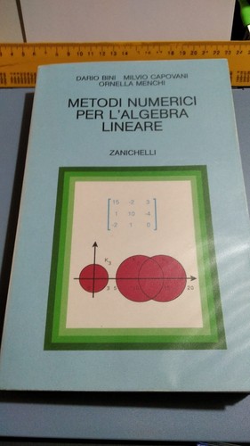 Metodi numerici per algebra - metodi,