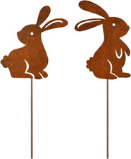 2 Pezzi Coniglietto Di Pasqua