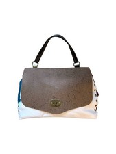 Borsa Donna Vera Pelle Postino Mano Tracolla Bauletto