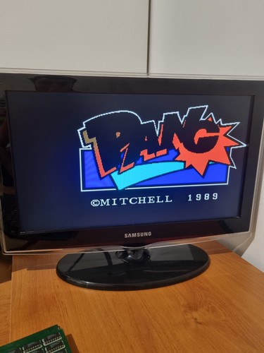 Bootleg pcb jamma pang - jamma, 1989