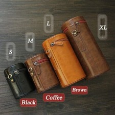 Borsa obiettivo fotocamera pelle PU custodia obiettivo retrò per Canon Nikon Sony Pentax Fujifilm