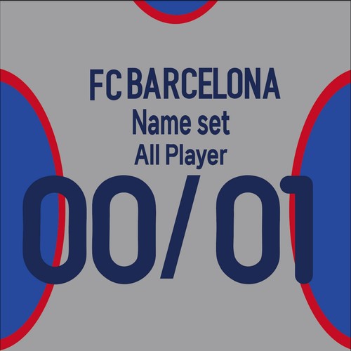 2000 barcelona away name - 2000/01,