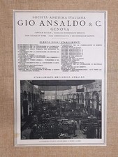 Gio.Ansaldo Genova Affusti e
