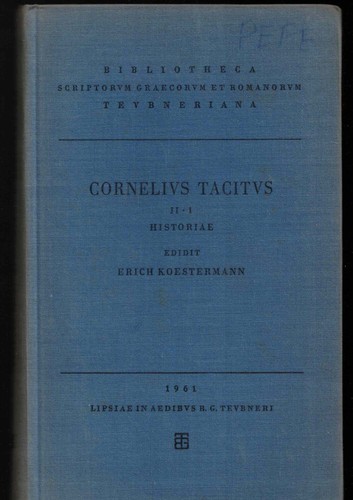 Cornelii taciti libri qui - cornelii,
