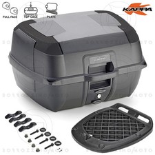 BAULETTO KAPPA K45NN 45L NERO CON PIASTRA MONOLOCK + KIT UNIVERSALE MOTO SCOOTER