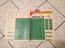 corriere dei piccoli copertina gioco dadocalcio n.2 solo copertina anno 1962 