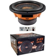 1 SP AUDIO SP-8CW subwoofer 8" doppia bobina dvc 2+2 ohm + 3 sticker omaggio