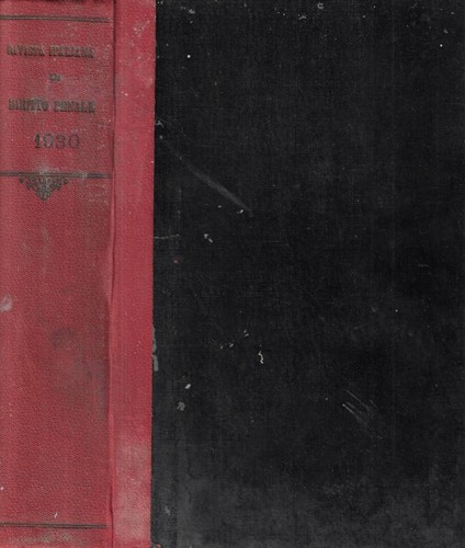 Rivista italiana diritto - rivista,