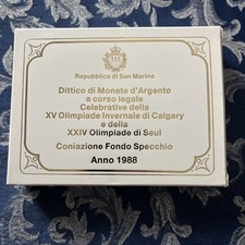  San Marino dittico di monete