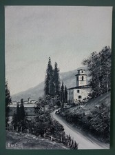 Disegno a tempera (A.Fanzago)