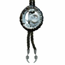 Cravattino con vero corno di