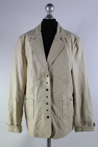 Yuppie giacca pelle - , beige