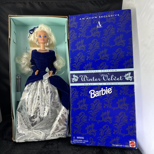 Bambola barbie avon winter - bambola,